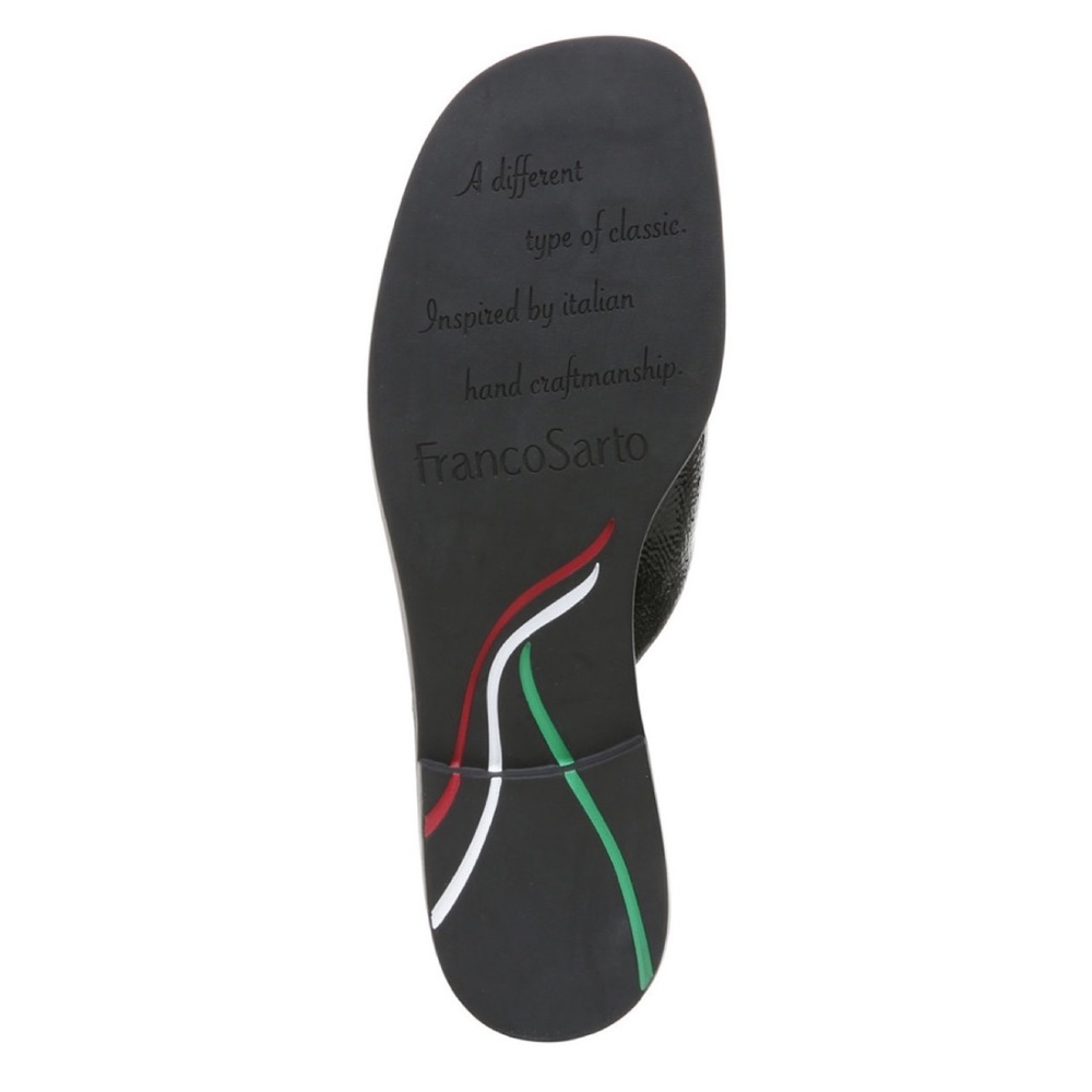 NEW Franco Sarto Black Bocca Slide Mules - Picture 5 of 5